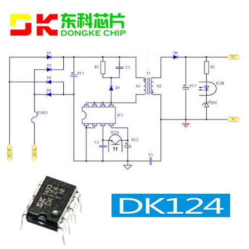 Dk1203 схема включения на 5 вольт